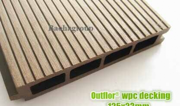 Sàn gỗ nhựa WPC ngoài trời tấm rỗng OBM125-23B